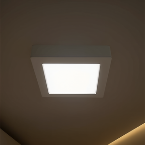 Pannello LED da Soffitto Quadrato 12W con Finitura Bianca - Product Image 3