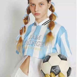 Camiseta Deportiva Personalizada Y2K con Estampado de Letras y Números Estilo Americano, Jersey de Fútbol Corto para Deportes de Verano, Venta al Por Mayor - Product Image 3