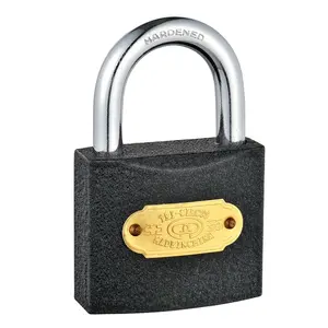 Padlock Painting Iron 25mm Top Security Black Color /LOCK Lock Black Paint Cr-plated Steel HEHE CN;ZHE