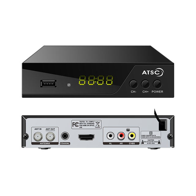 OEM/ODM Factory MeeCast HD ATSC Receiver Set Top Box Supports Multi-Languages and Free-to-Air TV Digital Tuners STB Free