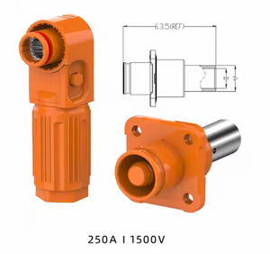 EW-<span class=keywords><strong>150A</strong></span> штекер питания постоянного тока с большим током IP67, разъем для хранения энергии, соединитель для солнечной системы, нейлоновая розетка, клемма для аккумулятора, папа/гнездо - Product Image 1