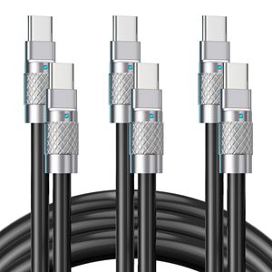 In lega di zinco Pd 6A 100W tipo c al tipo c cavo ricarica rapida Silicone liquido usb C cavo per iPhone 16 per Samsung per uno <span class=keywords><strong>Plus</strong></span> - Product Image 3