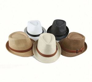 Chapeaux Fedora Panama en paille personnalisés pour hommes – Vente en gros - Product Image 1