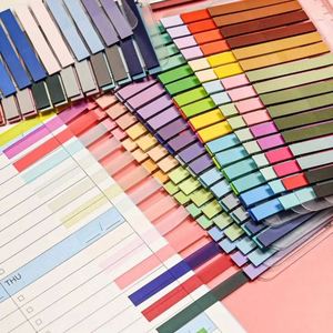 Self-Adhesive PET Material <b>Memo</b> <b>Pads</b> Brightly Colored Transparent Ruler for Back-to-School Season Student Supplies - Product Image 6