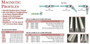 Individuelles durchsichtiges weiches PVC-Dichtungsprofil wasserdichte Duschtürverschließungen magnetische Versiegelungsstreifen - Product Image 3