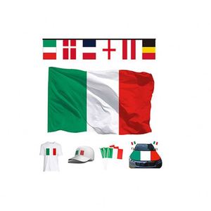 Customized Your logo Printing Design Fans Items 68D Polyester Accept Custom Material Italian 3x5 <b>Flag</b> of Italy - Product Image 1