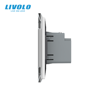 Livolo 80*80 Type EU Standard Universel 65W Double Chargeur USB Port Type C Prise Prix de Gros Chargeurs de Téléphone Portable pour Bureau