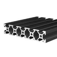 Profilés en aluminium extrudé noir/argent anodisé, usinage CNC, pour simulateur de course/ligne d'assemblage, profilés 4040