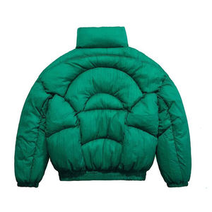 Fabrication LULUSEN manteau à bulles blanc couleur personnalisée LOGO vestes d'hiver pour hommes veste à bulles rembourrée en duvet de haute qualité - Product Image 5