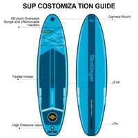 Planche de paddle gonflable tout usage pour sports nautiques, conception personnalisée OEM, planche de surf SUP, planche de paddleboard, planche de surf