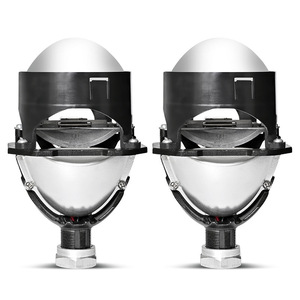 Super brillante 100W 2,5 pulgadas <span class=keywords><strong>LED</strong></span> lente faro alto haz bajo proyector Bi <span class=keywords><strong>LED</strong></span> Retrofit Kit proyector faros H4 - Product Image 3