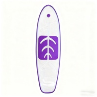 Planche de SUP transparente en PC avec LED, capacité de charge 150 kg, avec accessoires complets