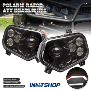 INMT 2026 Nouveau 2011-2014 <span class=keywords><strong>Polaris</strong></span> <span class=keywords><strong>Sportsman</strong></span> RZR 400 450 500 <span class=keywords><strong>570</strong></span> 800 900 XP OEM # 2413766 Phares avant rouges, feux de croisement et feux de route - Product Image 2