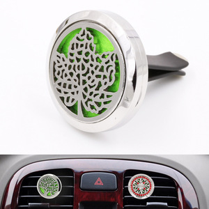 New Magnetic Aromatherapy Jewelry <strong>Car</strong> Perfume <strong>Diffuser</strong> Vent Clip Stainless Steel 30mm Aroma <strong>Locket</strong> <strong>Car</strong> Air Freshener Ven - Product Image 5