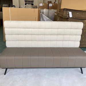 Conjunto de sofá moderno para <span class=keywords><strong>restaurante</strong></span> y banquetes, muebles comerciales personalizables, cabina de cuero, asientos para <span class=keywords><strong>restaurante</strong></span>, cabina de muebles - Product Image 1