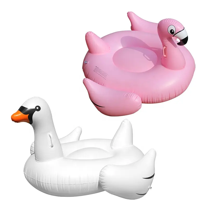 Cama de cisne inflável, cama flutuante com alça, brinquedo de entretenimento aquático portátil para adultos