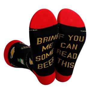 Venta al por mayor si puedes leer esto <span class=keywords><strong>Calcetines</strong></span> Hombres Unisex Funky Funny Novedad Algodón Crew <span class=keywords><strong>Calcetines</strong></span> - Product Image 3