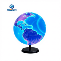 Écran de sphère LED à dimension personnalisée Dia 1m 2m 3m 4m Boule vidéo sphérique publicitaire Led P1 P2 Courbe 360 degrés Affichage du globe LED