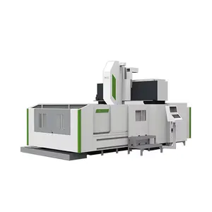 China Large Heavy cutting Machining Center GMF2014 Double Column Gantry Cnc Machining Center with FANUC