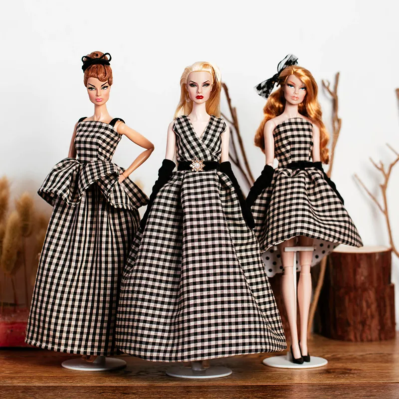 फैक्टरी आपूर्ति थोक मूल्य मूल डिजाइन अनुकूलित 30 cm Barbe गुड़िया कपड़े गुड़िया पोशाक और गुड़िया सामान