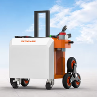Venta directa de fábrica: Máquina de limpieza láser de pulso de 500W, portátil, para eliminar óxido, pintura y óxido de metal de superficies metálicas.