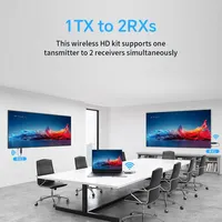 Article phare 2026 : Émetteur et récepteur HDMI sans fil 1080P 5.8G, prenant en charge 1 émetteur vers 2 récepteurs pour PC, caméra, ordinateur portable, projecteur
