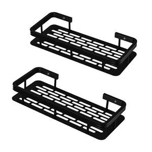 Estantes de Almacenamiento Integrados <span class=keywords><strong>para</strong></span> Baños, Lavabos y Inodoros Montados en la Pared, Estantes Sin Perforaciones, Montaje en Esquina - Product Image 1