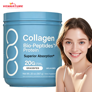 Poudre de peptides de <span class=keywords><strong>collagène</strong></span> <span class=keywords><strong>marin</strong></span> hydrolysé <span class=keywords><strong>Bio</strong></span>-peptides Protein Glow, complément pour la peau, les cheveux et les ongles - Product Image 1