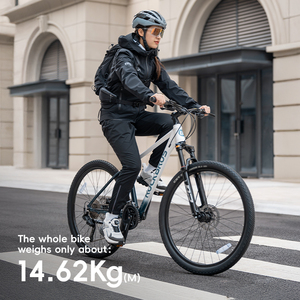 Bicicleta de Montaña de Aluminio de 27.5 Pulgadas, Modelos para Hombre y Mujer, Adultos y Estudiantes, con Frenos de Disco, 70010001/MT300, 9 Velocidades - Product Image 6