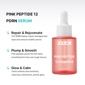 PDRN Pink Peptide 12 Salmon DNA <b>Serum</b> Collagen Hyaluronic Acid Vitamin <b>C</b> Niacinamide Firming Lifting Hydrating Glow Repair Face - Product Image 2
