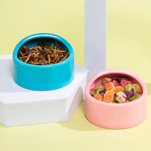 Bol alimentaire en plastique épais et arrondi, double usage, pour hamsters, pour stocker les fruits secs et les insectes - Product Image 2