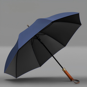 Paraguas de Golf de Lujo <span class=keywords><strong>Bullet</strong></span> Train, Personalizado, Grande, Resistente al Viento, con Logotipo Impreso, Semi-Automático, Mango de Madera, Fibra de Vidrio, para Adultos, Protección Solar y contra la Lluvia - Product Image 6