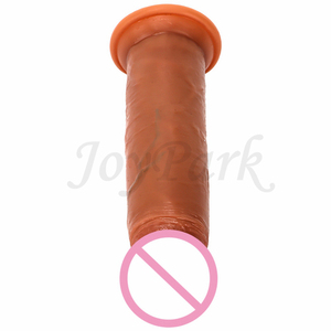 Joypark 7.88 Inch Realistische Penis Voelt Als Huid Enorme Zuignap Anale Glijdende Voorhuid Dildo 'S Voor Vrouwen Vloeibare Siliconen Dildo - Product Image 5
