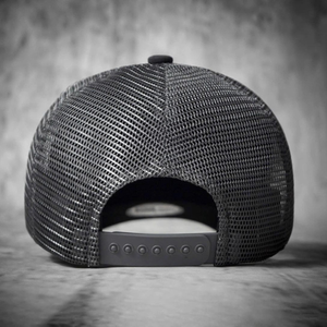 Casquette de golf 5 panneaux personnalisée pour l'extérieur, avec logo brodé, style trucker professionnel, visière incurvée, en tissu Dobby, pour la plage et la pêche - Product Image 4