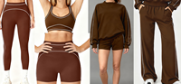 OEM ODM Op Maat Gemaakt Zachte Dames Sport Fitness Kleding Squat Proof Hoge Taille Ademend Workout Set Dames Yoga Kleding Set