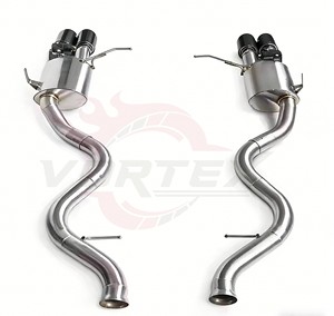 Système d'échappement Vortex Valvetronic pour BMW E90 E93 M3 4.0L V8 2008-2013, silencieux de course, système catback, kit de sorties d'échappement quadruples en fibre de carbone - Product Image 4