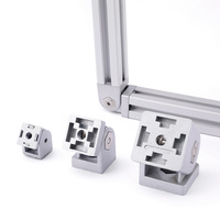 Profilé en aluminium, alliage de zinc, articulation pivotante à angle quelconque, plaque de fixation 2020 pour profilés en aluminium 20x20, connecteurs à angle arbitraire