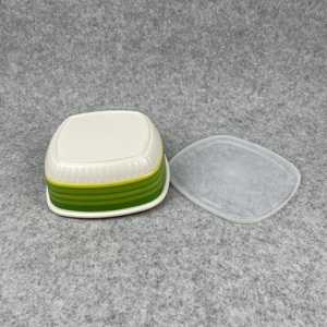 Ensemble de 3 bols de service en plastique, bol de conservation des aliments frais en mélamine avec couvercle, livraison gratuite - Product Image 5