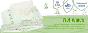 China Fabricante Personalizado 100% Toalhetes Molhados De Bambu Orgânico Biodegradável Baseado Em Plantas - Product Image 4