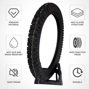 Neumáticos de Motocicleta Personalizados de Fábrica 300-18 C29B de 8 Capas con Protección Contra Impactos, Neumáticos Enduro para Pistas de Roca Caliza y Safari - Product Image 2