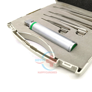 HC-R116 Thú Y Miller Thông Thường 4 Lưỡi Laryngoscope Set/ENT Gây Mê/Pet Laryngoscope Set - Product Image 5