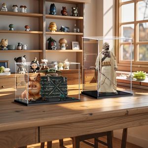 Оптовая продажа, портативный акриловый стеллаж для <span class=keywords><strong>Lego</strong></span>, фигурки, модель для витрины, альтернатива для коллекционирования собранных предметов - Product Image 4