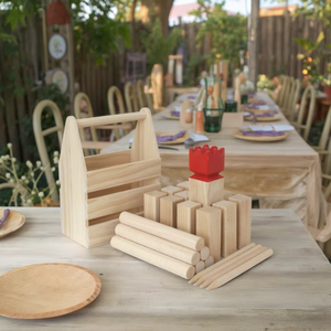 Jeux de lancer en bois de pin de Nouvelle-Zélande pour enfants, adultes et famille, ruban à mesurer, échecs vikings, fête de Noël, divertissement sportif KLKLMO - Product Image 5