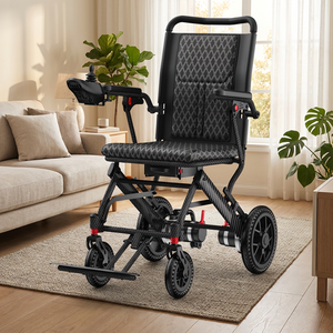 <span class=keywords><strong>Silla</strong></span> de Ruedas Eléctrica Plegable Ligera y Portátil, de Aleación de Aluminio, <span class=keywords><strong>con</strong></span> Control Remoto, para Uso Diario - Product Image 1