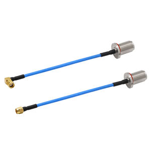 Connecteur SMA mâle à SMA mâle RG402 Assemblage de câble coaxial RG-402 bleu semi-flexible Câble coaxial RF semi-rigide coaxial RF - Product Image 3