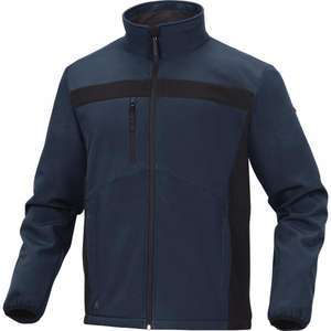 DELTA PLUS - LULE2BMXG-M โพลีเอสเตอร์/ elastane Navy Blue-Black softshell JACKET-EAN MW129759ใส่ทำงาน - Product Image 1
