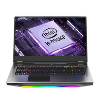 Ordinateur portable de jeu de haute vitesse 17,3 pouces Core I9, mini PC intelligent, ordinateur portable, ordinateur portable Win10 pour le jeu, vente en gros