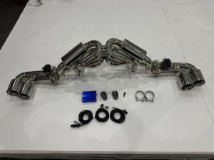 Sistema de Escape de Alto Rendimiento con Válvulas Electrónicas Valvetronic con Control Remoto para <span class=keywords><strong>Ferrari</strong></span> <span class=keywords><strong>F430</strong></span> Spider 4.3L V8 Convertible 2005+ - Product Image 2