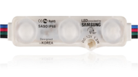 Module led ultrasonique, 3 led, 5050 RGB, 12v DC, ip68, design coréen, avec lentille pour signalisation