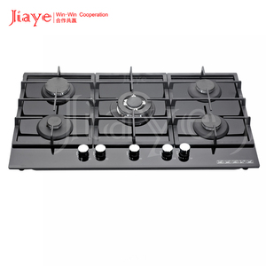 Piano cottura a Gas incorporato di alta qualità in fabbrica personalizzare 5 bruciatori in ghisa supporto pentola da cucina - Product Image 3